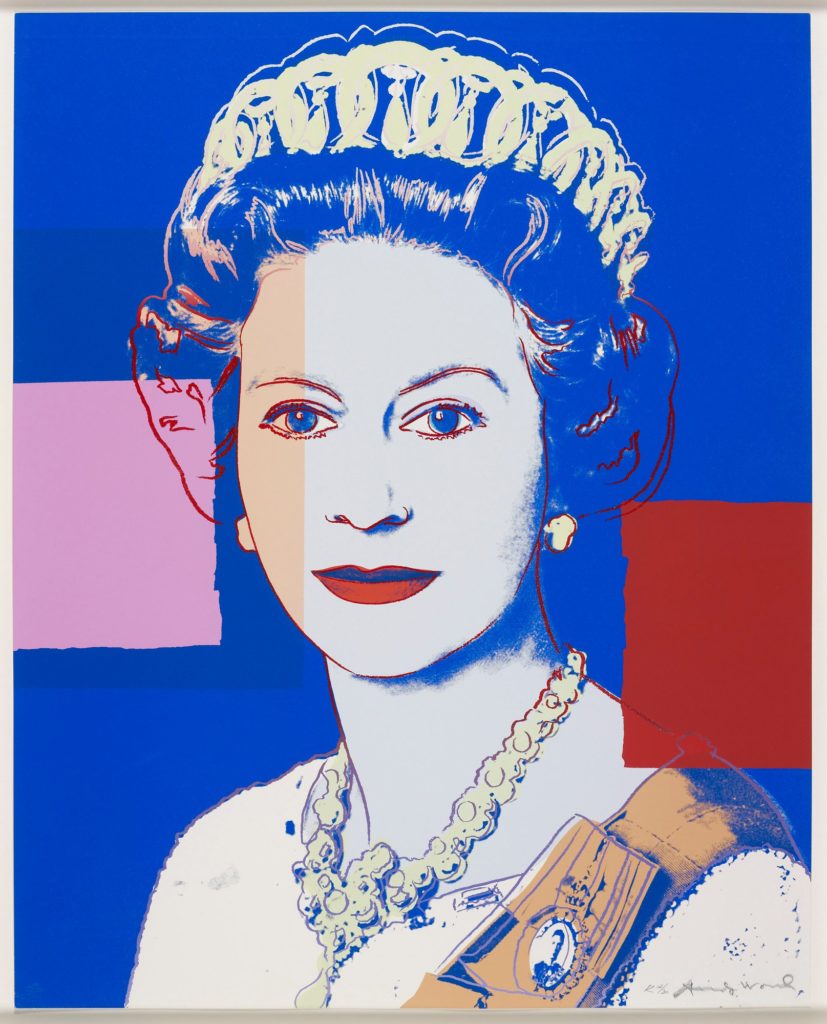 Queen Elizabeth II painting